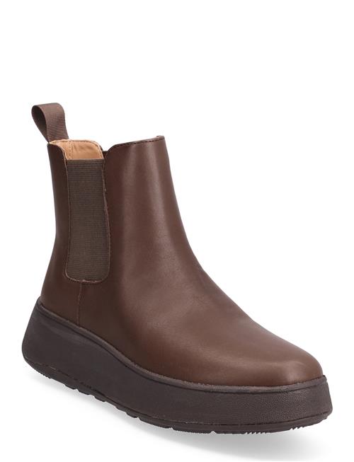 FitFlop | F-Mode Leather Flatform Chelsea Boots | 39
