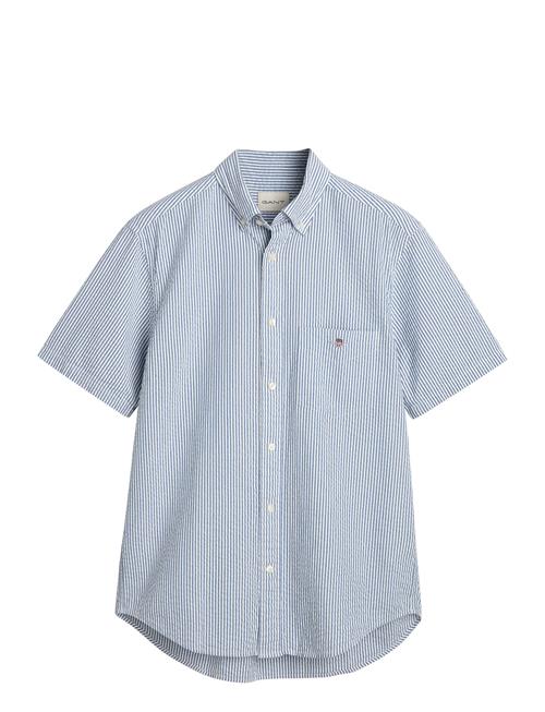 GANT | Reg Seersucker Stripe Ss Shirt | M