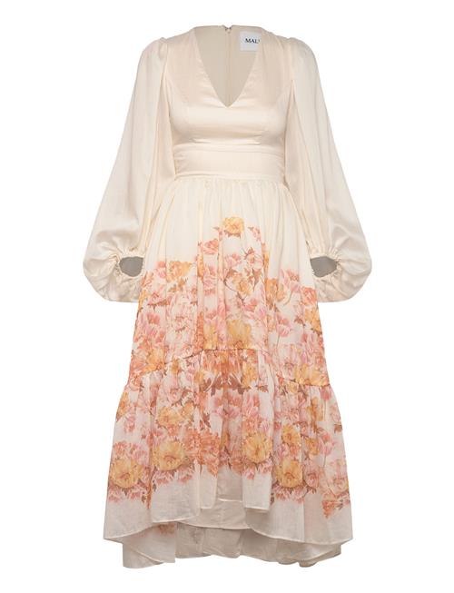 Malina | Sasia Deep V Neck Midi Dress | 40