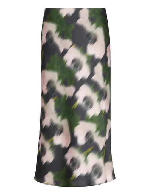 Calvin Klein | Printed Satin Midi Slip Skirt | XXL