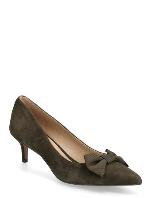 Lauren Ralph Lauren | Adrienne Bow-Trim Suede Pump | 41