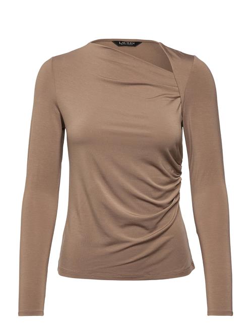 Lauren Ralph Lauren | Stretch Jersey Asymmetrical Top | XL