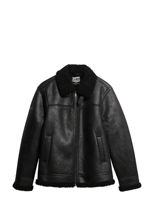 Superdry | Faux Shearling Aviator Jacket | M