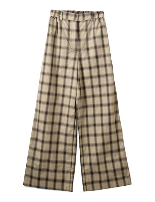 Sofie Schnoor | Reinesw Check Wide Leg Trousers | 38