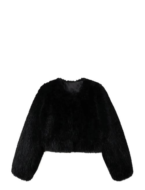 Mango | Faux-Fur Cropped Jacket | XL