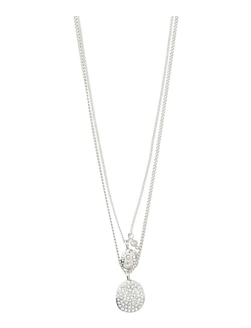 Pilgrim | Shift Necklace 2-In-1 Set, Silver-Plated | ONE SIZE