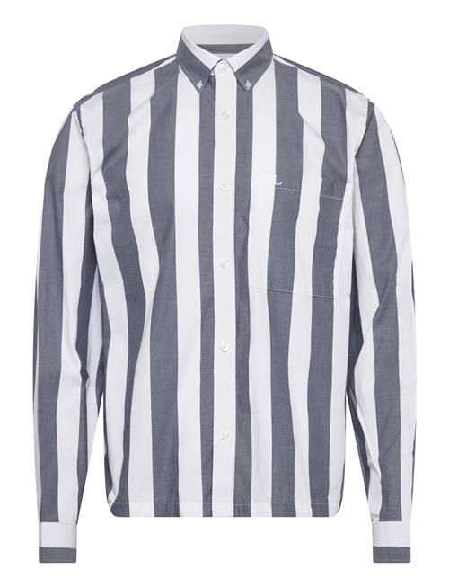Lindbergh | Bold Striped Cropped Shirt L/S | L