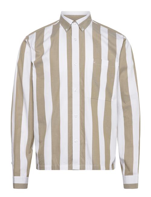 Lindbergh | Bold Striped Cropped Shirt L/S | XL