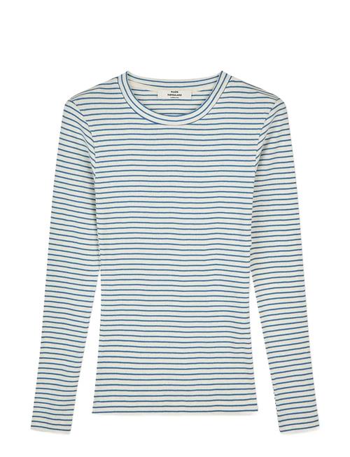 Mads Nørgaard | 2X2 Cotton Stripe Tuba Tee Ls | XL