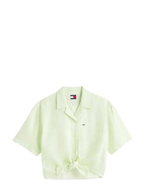 Tommy Jeans | Tjw Tie Front Linen Shirt | M