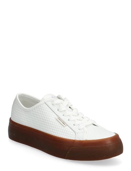 Calvin Klein | Vulc Flatf Lace Up Text Lth | 40