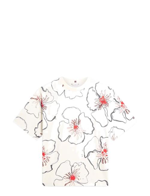 Tommy Hilfiger | Flower Graphic Rlx C-Nk Ss Tee | L