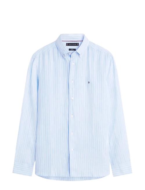 Tommy Hilfiger | Linen Bengal Stripe Rf Shirt | L