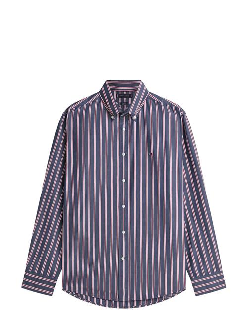 Tommy Hilfiger | Flex Poplin Bold Stripe Rf Shirt | M