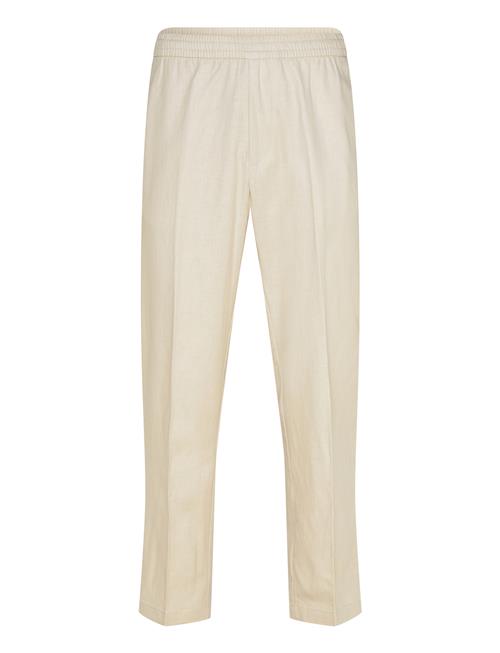 Calvin Klein | Straight Linen Pull On Pant | L