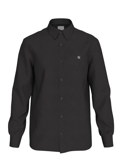 Calvin Klein | Ls Solid Linen Classic Shirt | S