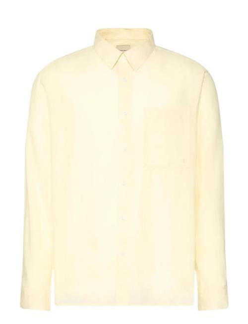Calvin Klein | Ls Solid Linen Classic Shirt | XL