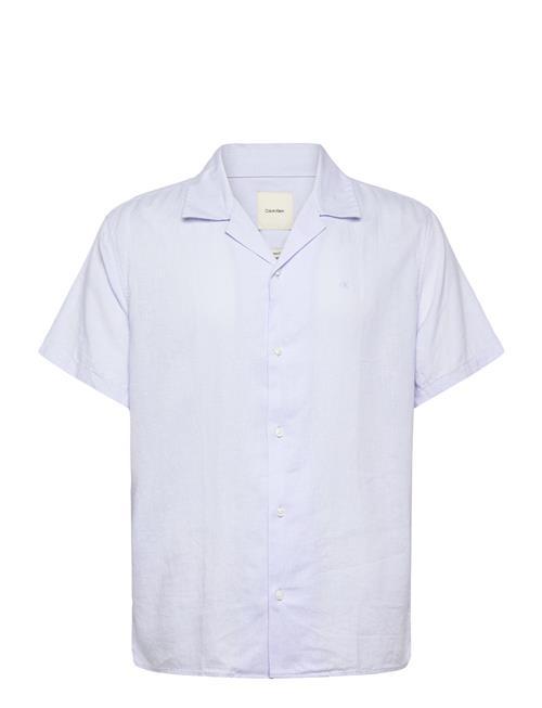 Calvin Klein | Ss Camp Collar Solid Linen Class | S