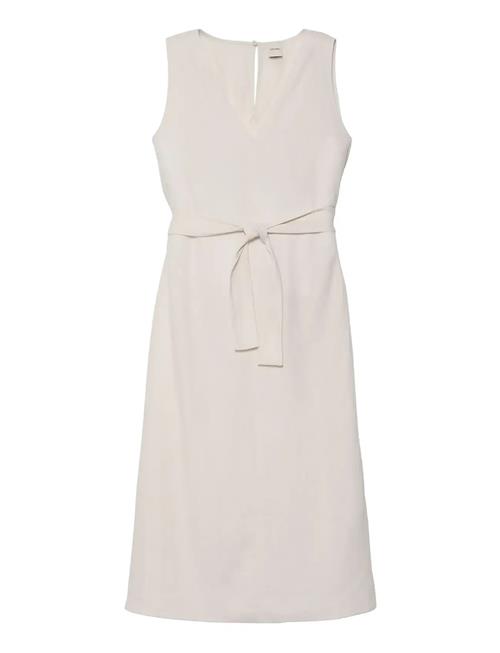 Calvin Klein | Linen V Neck Sleeveless Dress | L