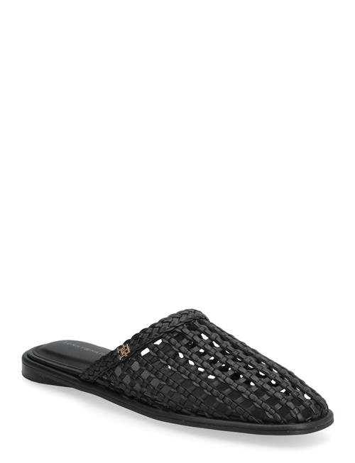 Tommy Hilfiger | Hilfiger Leather Mix Flat Mule | 36