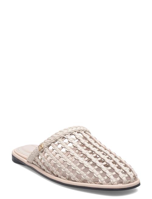 Tommy Hilfiger | Hilfiger Leather Mix Flat Mule | 39