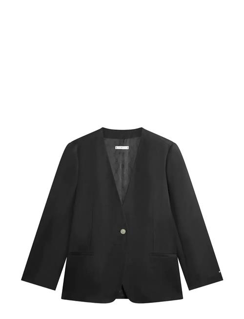 Tommy Hilfiger | Linen/Vis Collarless Blazer | 44