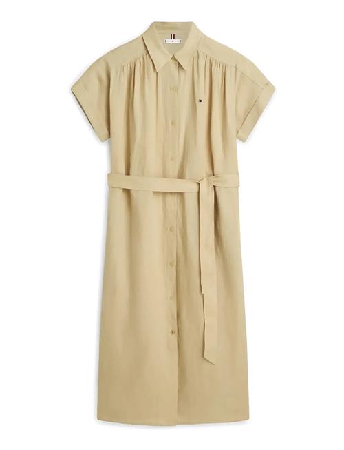 Tommy Hilfiger | Linen Belted Knee Ss Shirt Dress | M