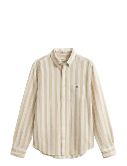 GANT | Reg Cotton Linen Stripe Shirt | XXL