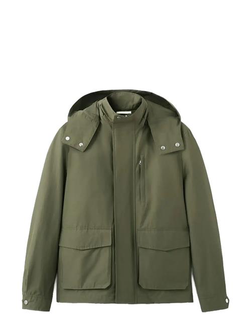 Mango | Water-Repellent Bomber Jacket With Detachable Hood | M