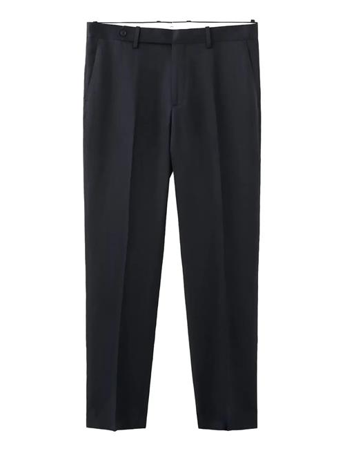 Mango | Slim-Fit Lyocell Linen Trousers | 38