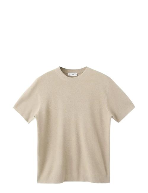 Mango | Cotton Fine-Knit T-Shirt | L