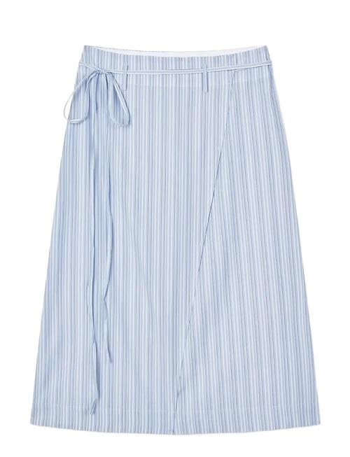 Mads Nørgaard | Mia Poplin Marty Wrap Skirt | 36
