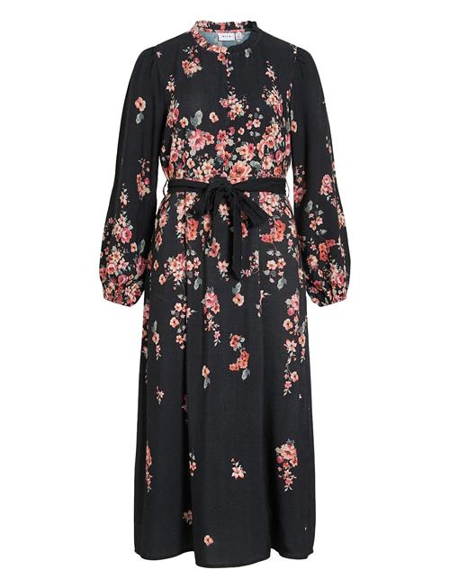 Vila | Vielma Bai O-Neck Ls Ankle Midi Dress/Ln | 38