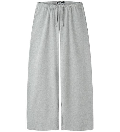 LMTD Bukser - Wide - NlfBenedicte - Light Grey Melange