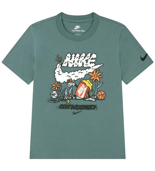 Nike T-shirt - Mineral Slate m. Print