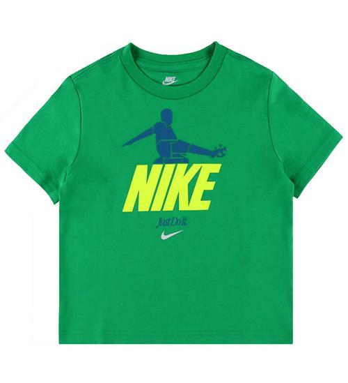 Nike T-shirt - Bicycle Kick - Stadium Green m. Print