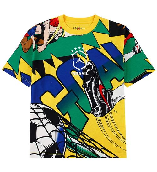 Jordan T-shirt - Brasil - Varsity Maize m. Print