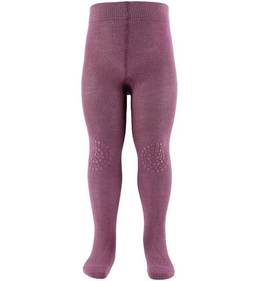 GoBabyGo Skridsikre Strømpebukser - Bambus - Misty Plum