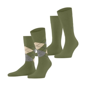 Burlington Strømper 2P Everyday Mix Cotton Sock Grøn Str 40/46 Herre