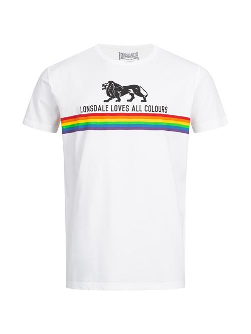 LONSDALE Bluser & t-shirts 'Nelson'  blå / gul / grøn / lilla / orange / rød / sort / hvid