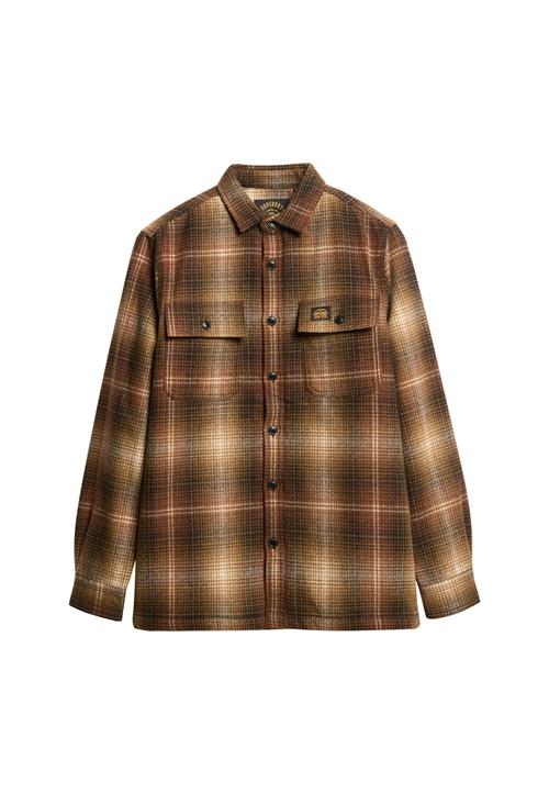 Superdry & Co Overgangsjakke 'Miller'  brun / sort / hvid