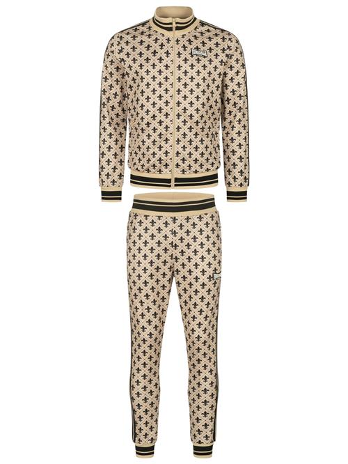 LONSDALE Træningsdragt 'Boswall'  creme / sort