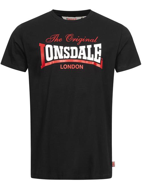 LONSDALE Bluser & t-shirts 'Aldingham'  rød / sort / hvid