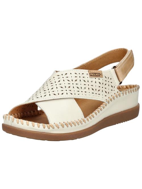 PIKOLINOS Sandaler 'Cadaques'  creme / uldhvid