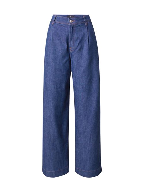 7 for all mankind Jeans med lægfolder 'Halona'  mørkeblå