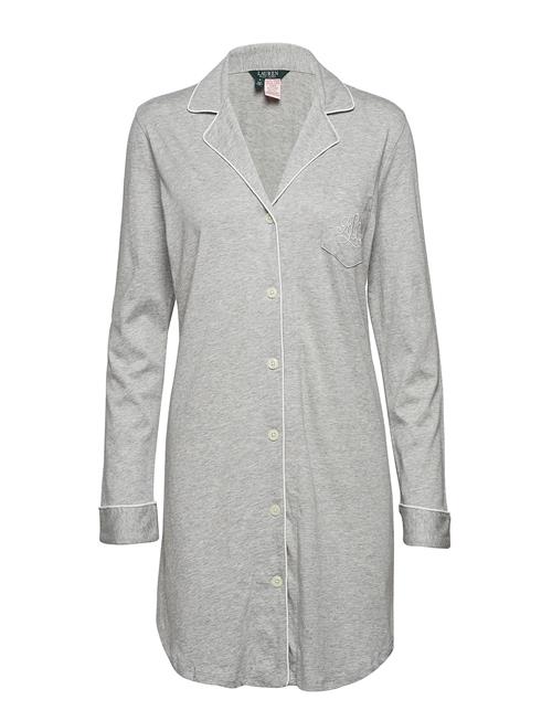 Lauren Ralph Lauren Homewear | Lrl Hammond Knit Collar Sleepshirt Grey Heather | XS