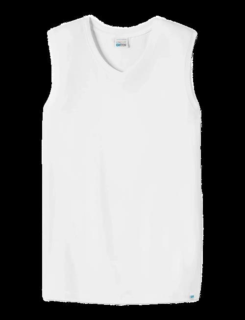 Schiesser | White Tank Top - Long Life Cotton | M