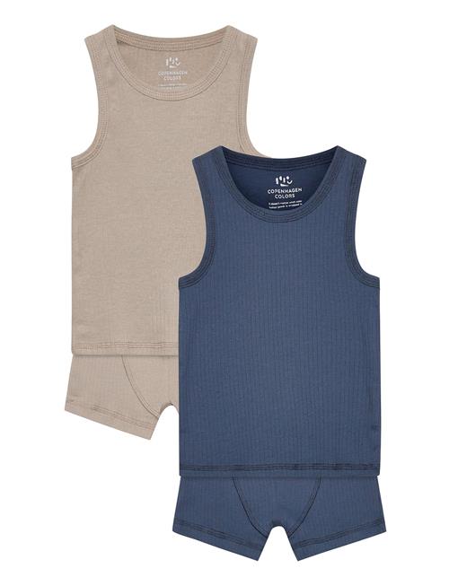 Copenhagen Colors | Rib Jersey 2Pack Tank-Top & Boxershorts | 104