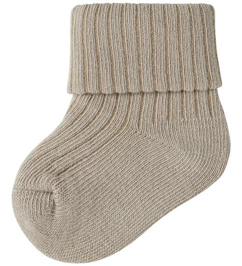 Name It Strømper - Rib - NbmNobbu - Chateau Gray