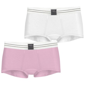 Björn Borg Trusser 2P Original Boxer Shorts Rosa/Hvid økologisk bomuld Medium Dame